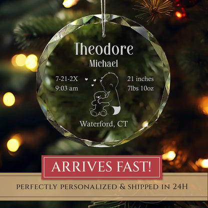 Baby's First Personalized Christmas Ornament - Baby Figure