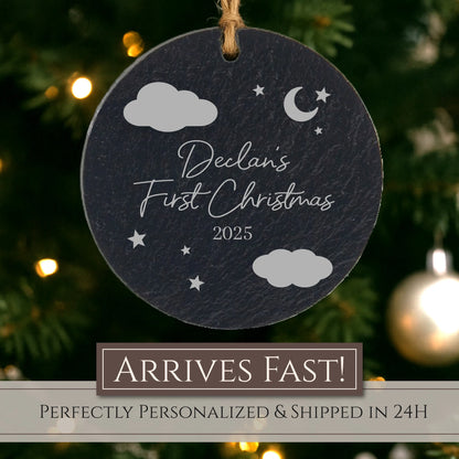 Baby’s First Christmas Personalized Ornament