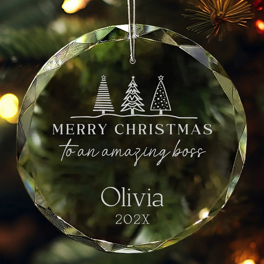 Amazing Boss Christmas Ornament