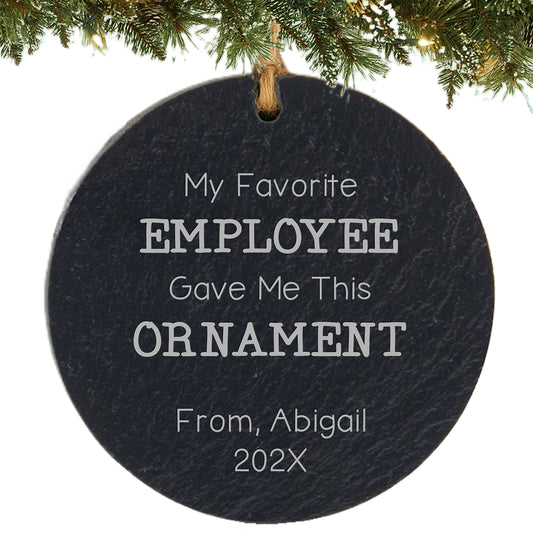 Boss Personalized Ornament – Favorite Employee