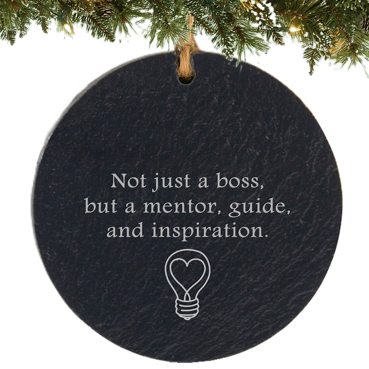 Boss Personalized Ornament – Mentor, Guide & Inspiration