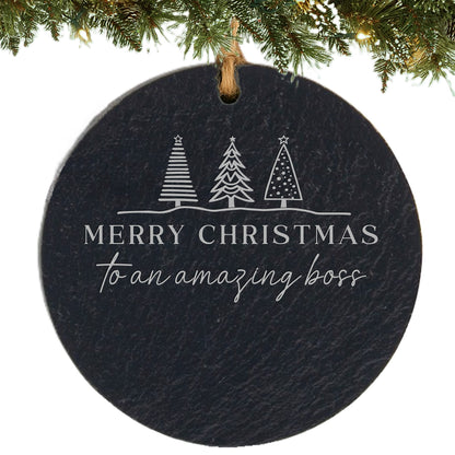 Boss Personalized Ornament – Amazing Boss