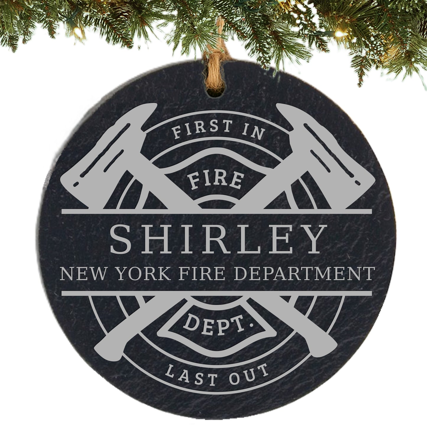 Firefighter Personalized Ornament