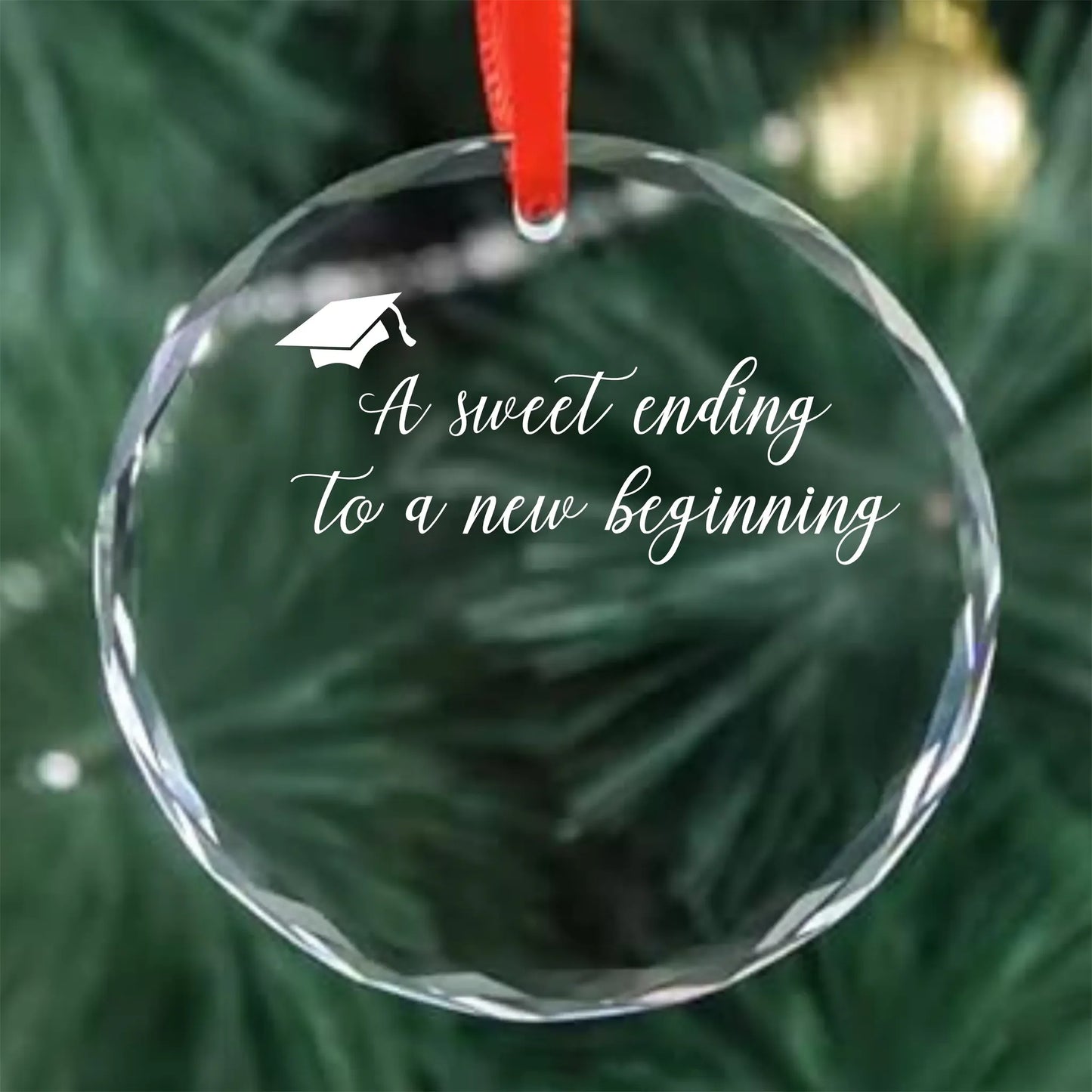 Sweet Ending Personalized Graduation Ornament