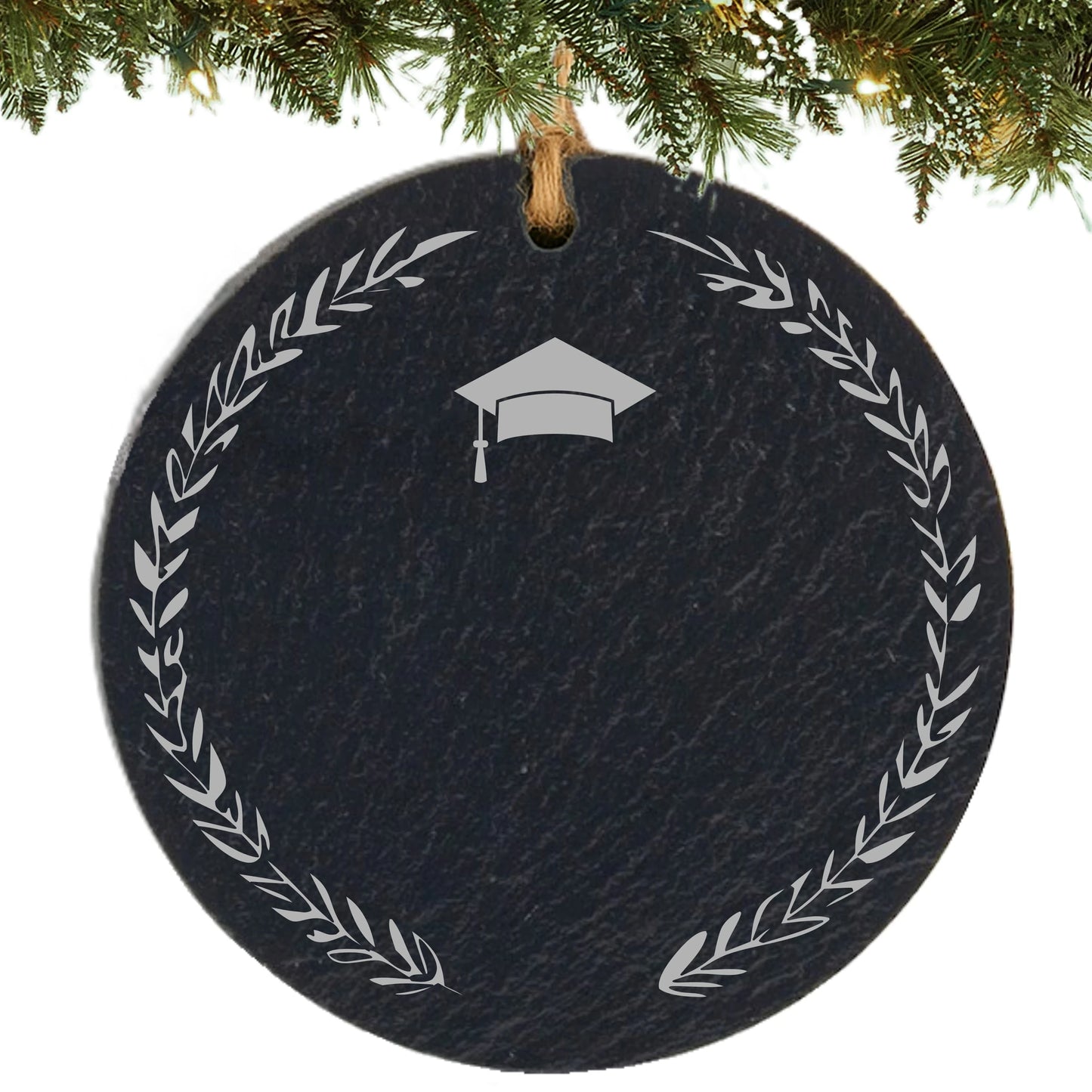 Laurel Wreath Personalized Graduation Ornament