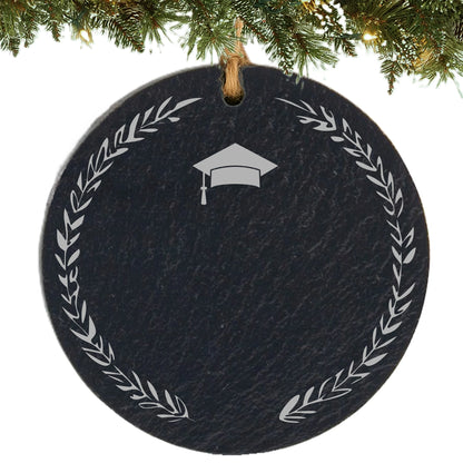 Laurel Wreath Personalized Graduation Ornament