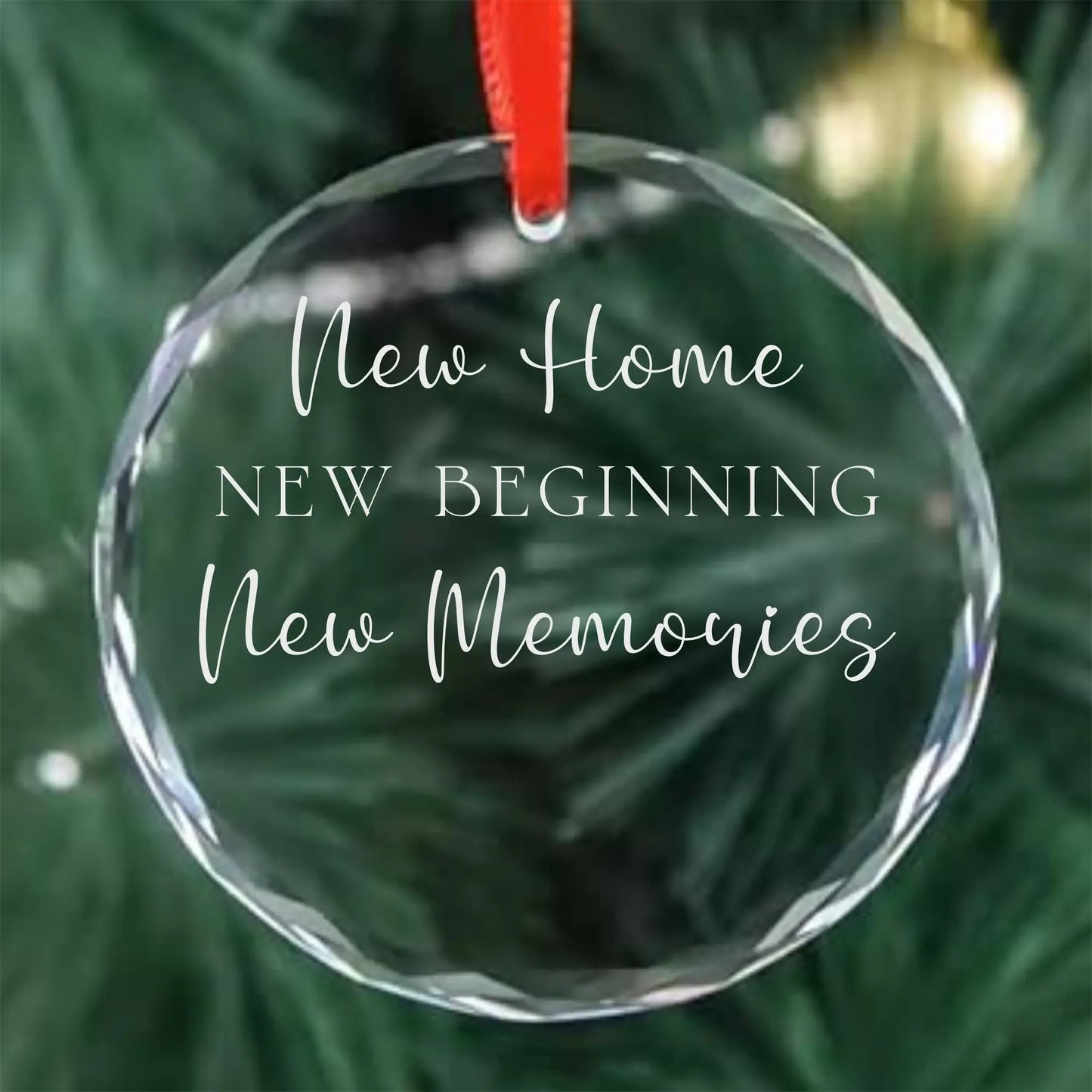 New Home Personalized Ornament – New Beginnings