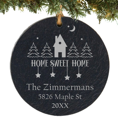 New Home Personalized Ornament – Home Sweet Home