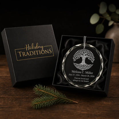 Celtic Tree Of Life Personalized Christmas Ornament
