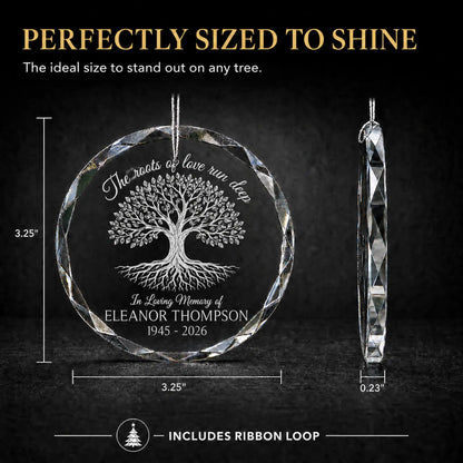 Tree Of Life Personalized Christmas Ornament