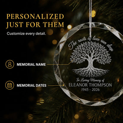 Tree Of Life Personalized Christmas Ornament
