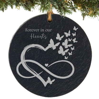 Memorial Personalized Ornament – Forever in Our Hearts