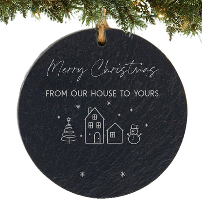 Neighbors Personalized Ornament - From Our House to Yours