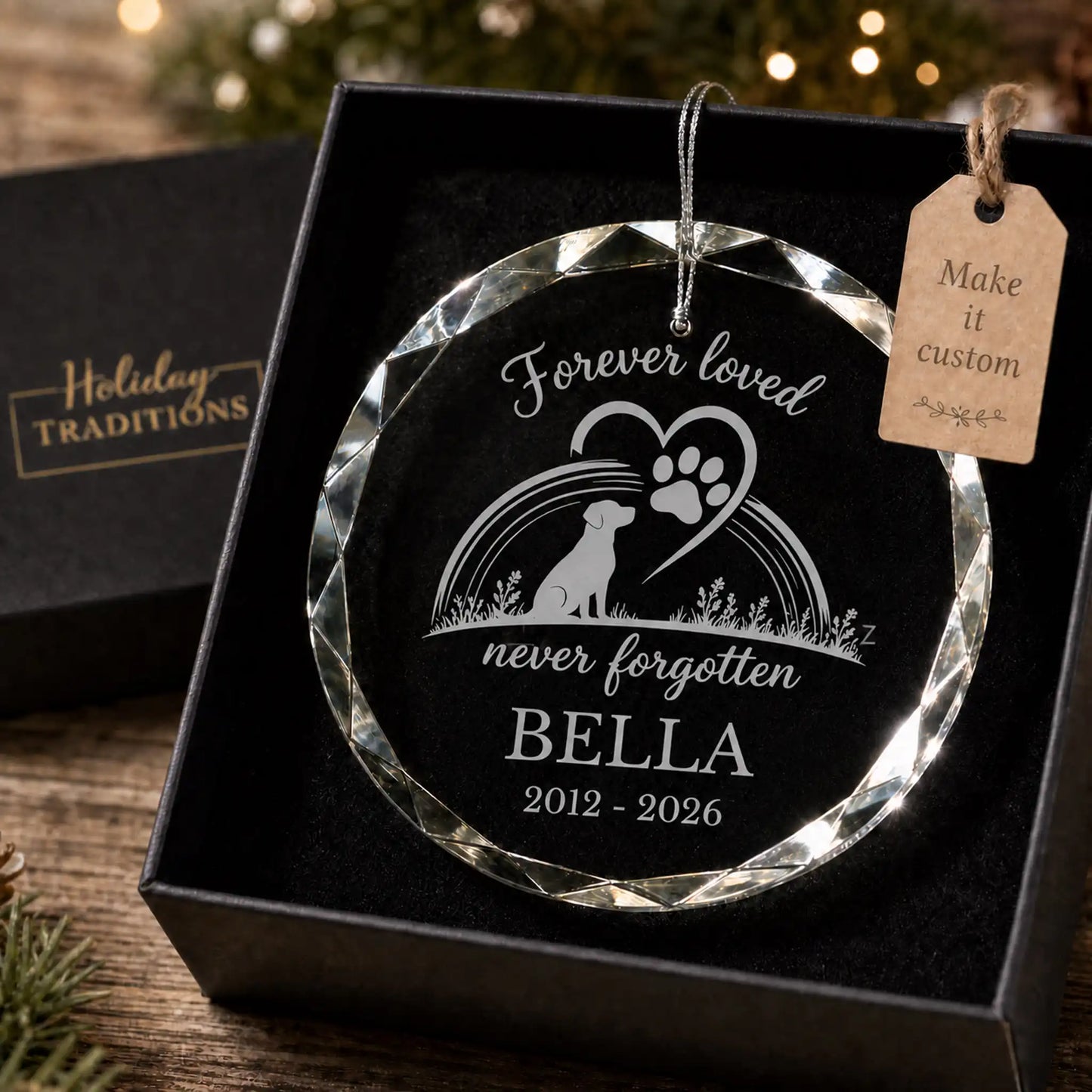 Forever Loved Personalized Christmas Ornament