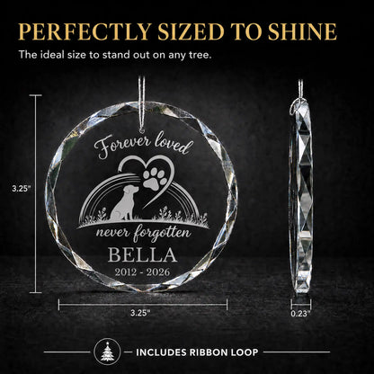 Forever Loved Personalized Christmas Ornament
