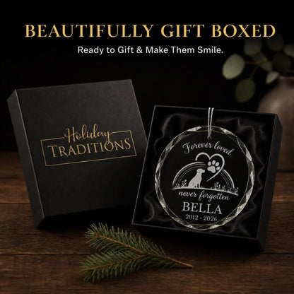 Forever Loved Personalized Christmas Ornament