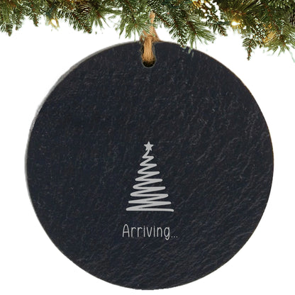 Baby Announcement Personalized Ornament – Expecting Parents