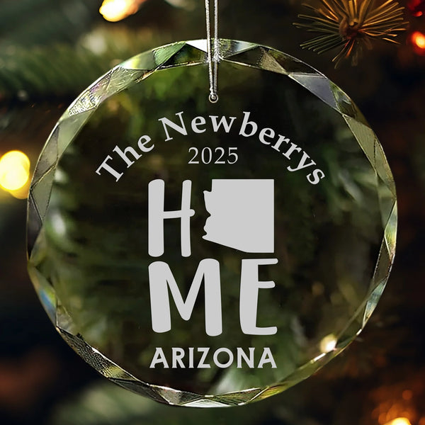 Arizona Home State Personalized Ornament