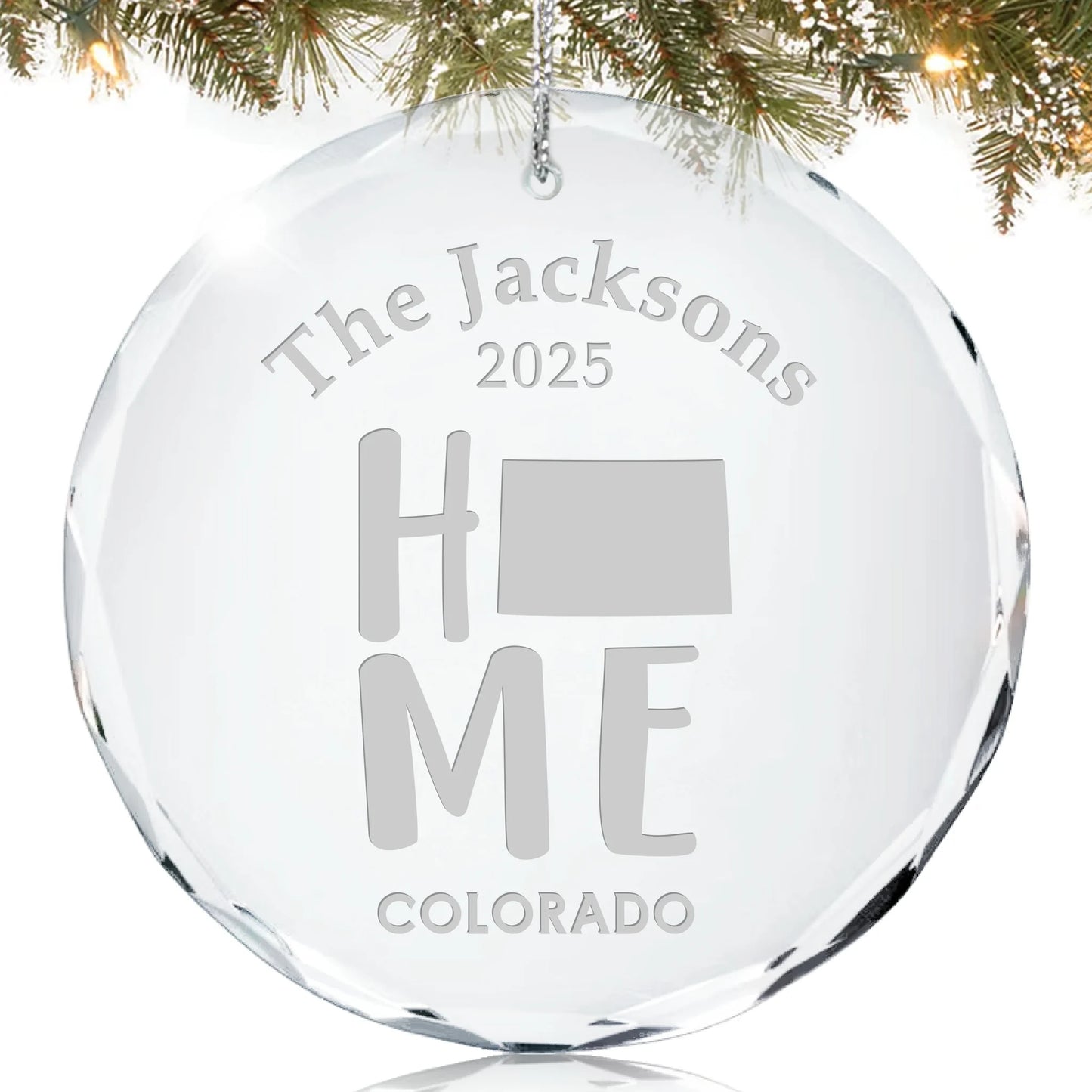 Colorado Home State Personalized Ornament
