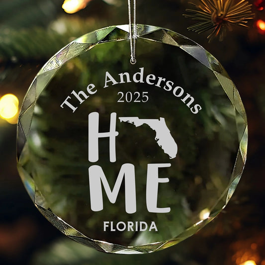 Florida  Home State Personalized Ornament