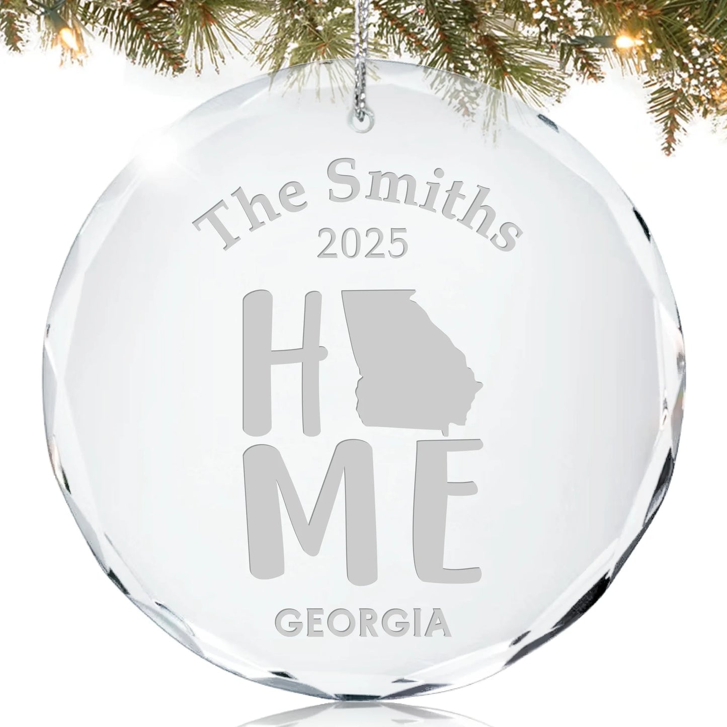 Georgia  Home State Personalized Ornament