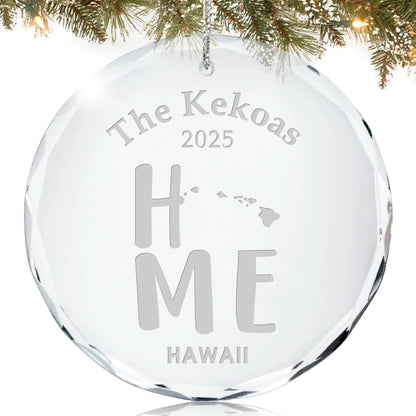 Hawaii Home State Personalized Ornament