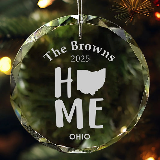 Ohio Home State Personalized Ornament