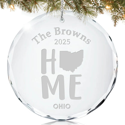 Ohio Home State Personalized Ornament