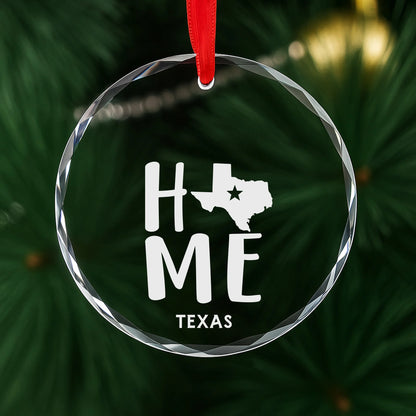 Texas Home State Personalized Ornament