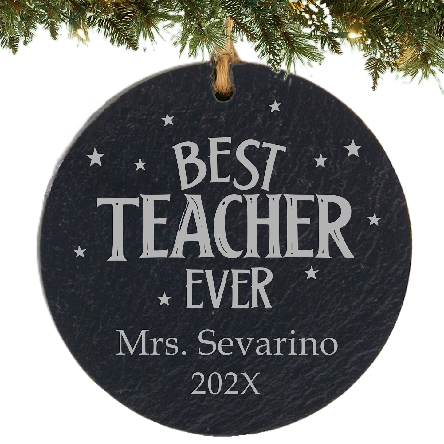 Best Teacher Personalized Ornament