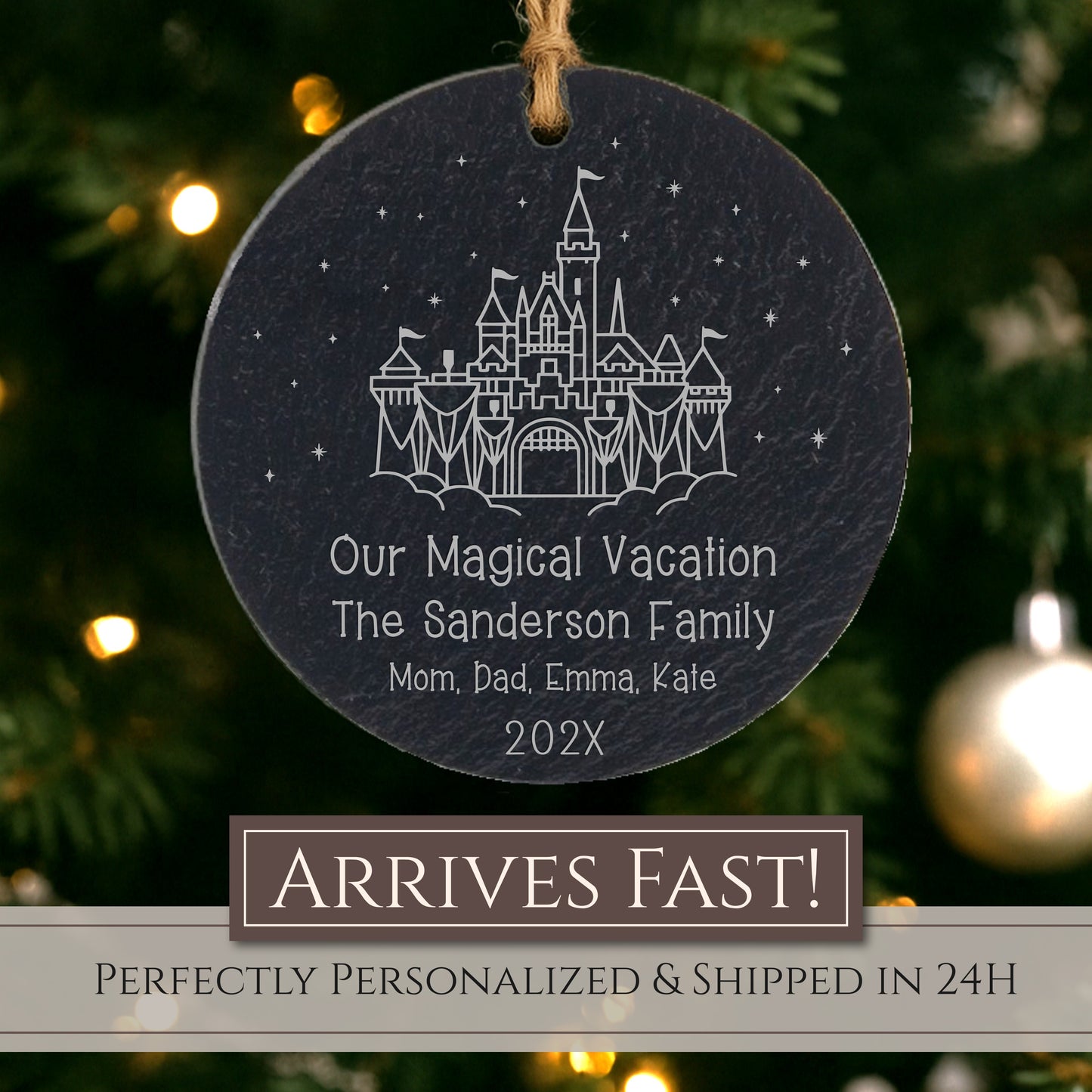 Disney Vacation Personalized Ornament
