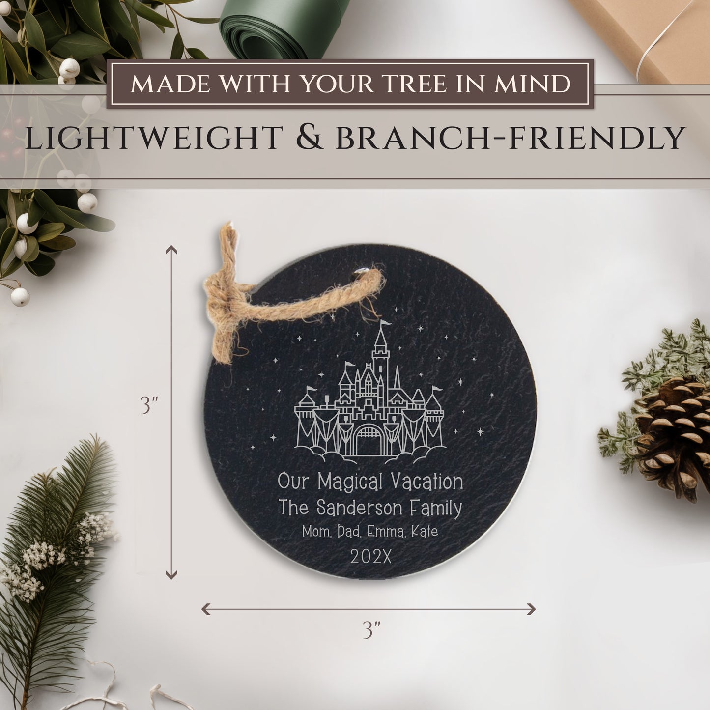 Disney Vacation Personalized Ornament