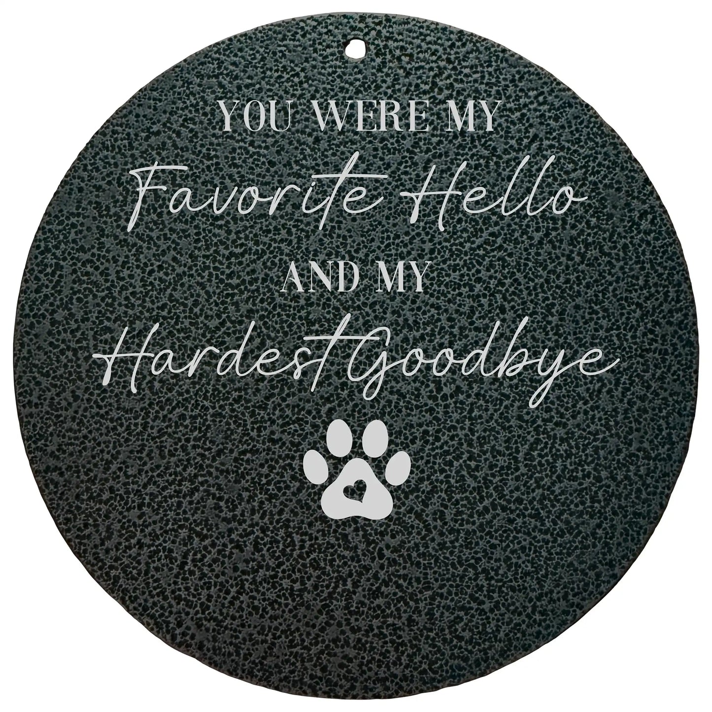 Personalized dog memorial wind chimes with custom engraved wind sail, dark powder-coated aluminum tubes 