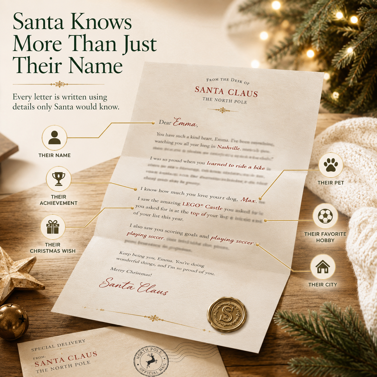 Personalized Letter from Santa