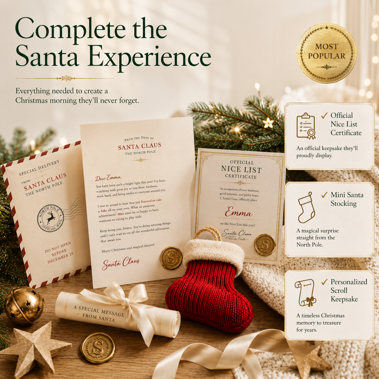 Personalized Letter from Santa