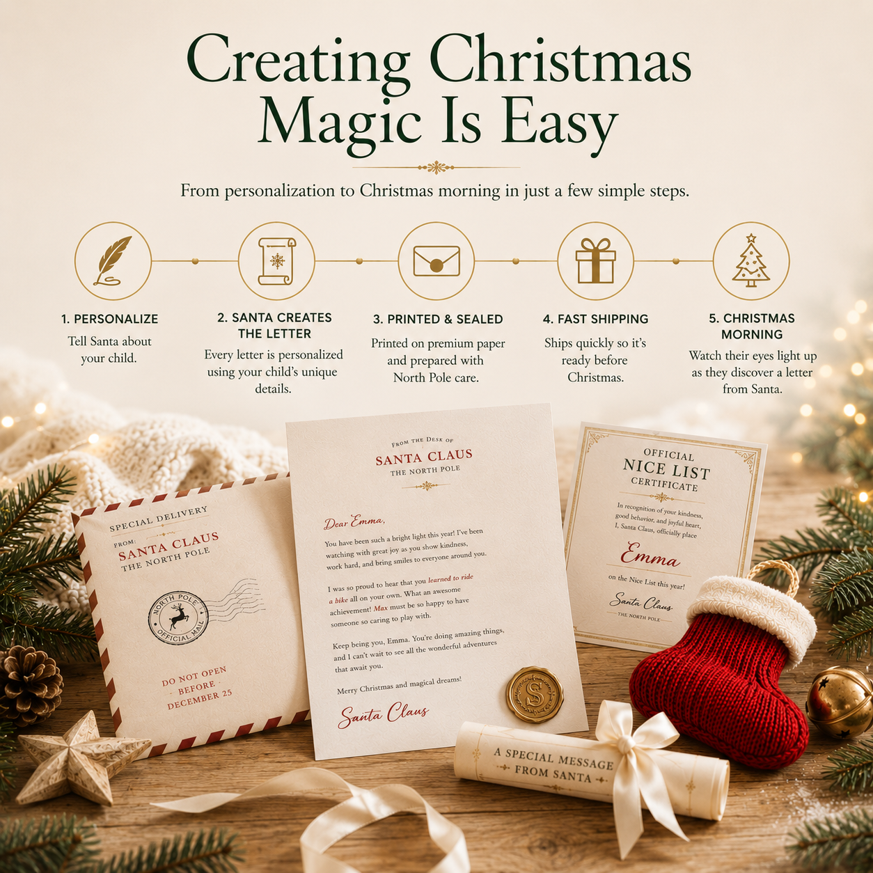 Personalized Letter from Santa