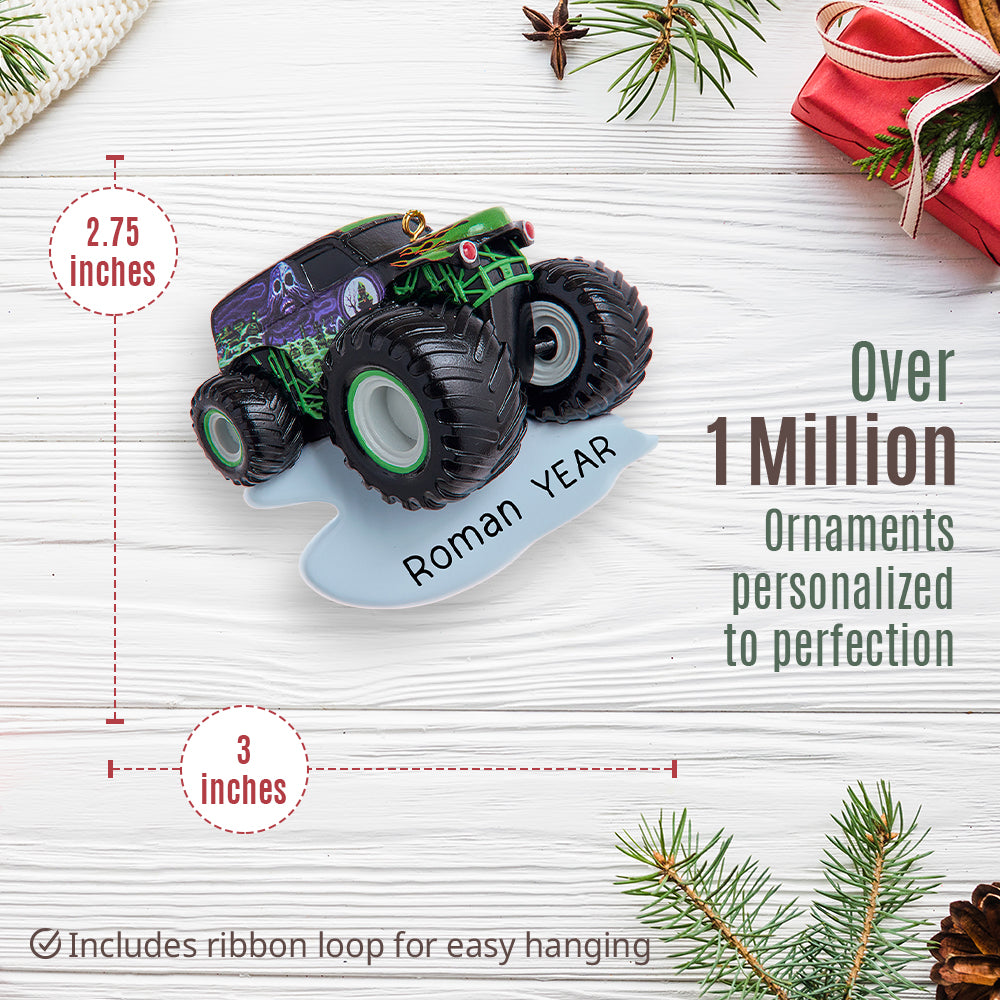 Grave Digger Christmas Ornament