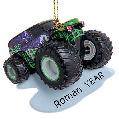 Grave Digger Christmas Ornament