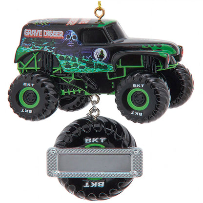 Grave Digger Truck Christmas Ornament