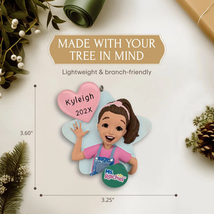 Ms. Rachel Personalized Ornament