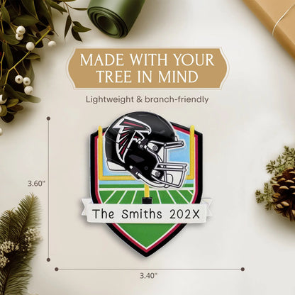 Atlanta Falcons NFL Personalized Ornament