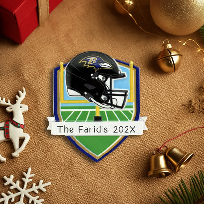 Baltimore Ravens NFL Personalized Ornament