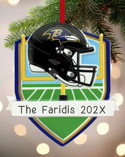 Baltimore Ravens NFL Personalized Ornament