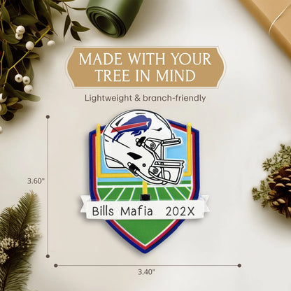 Buffalo Bills NFL Personalized Ornament