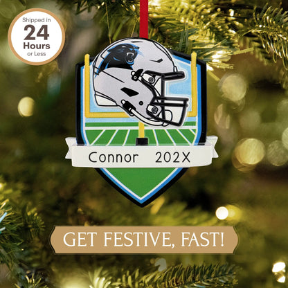 Carolina Panthers NFL Personalized Ornament
