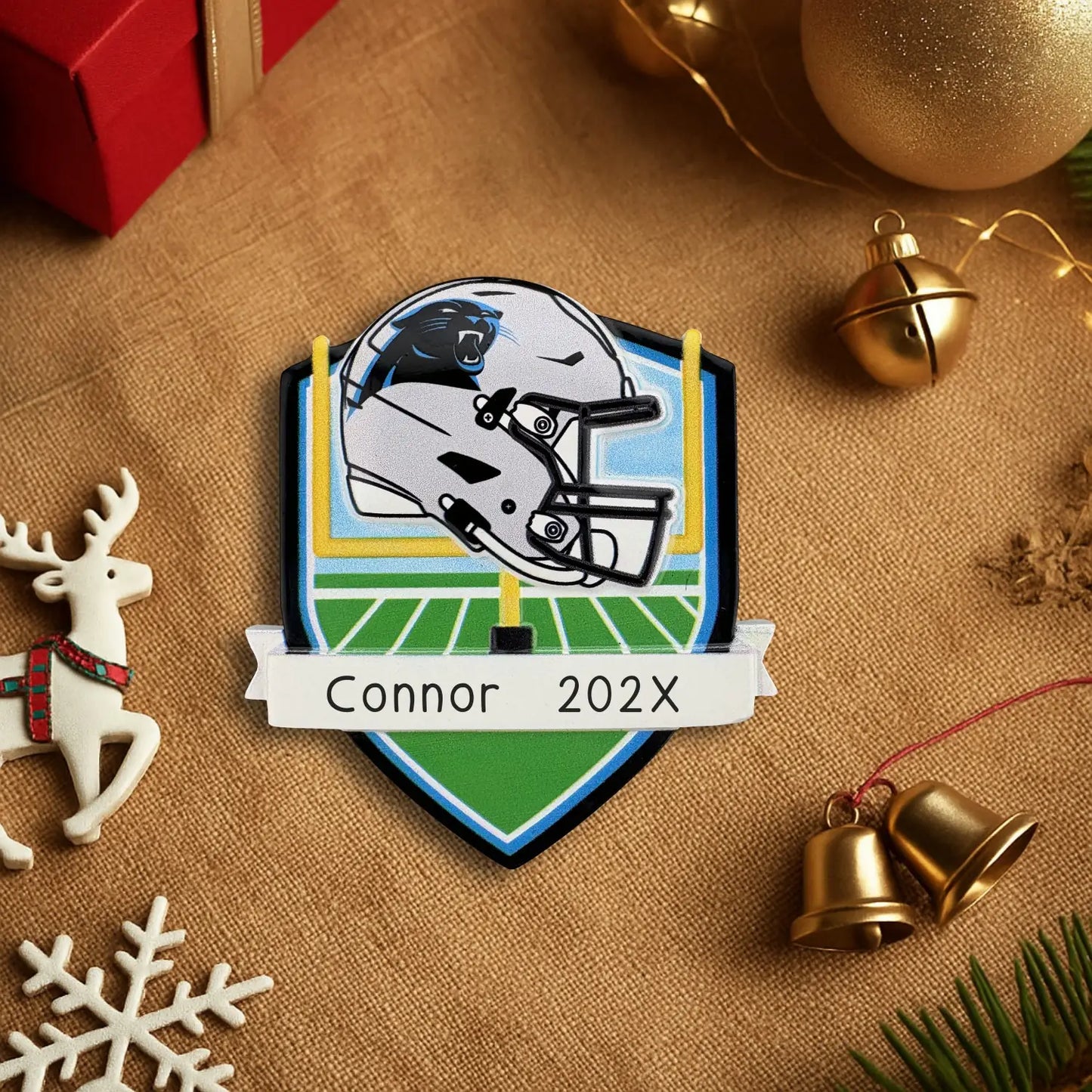 Carolina Panthers NFL Personalized Ornament
