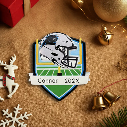Carolina Panthers NFL Personalized Ornament