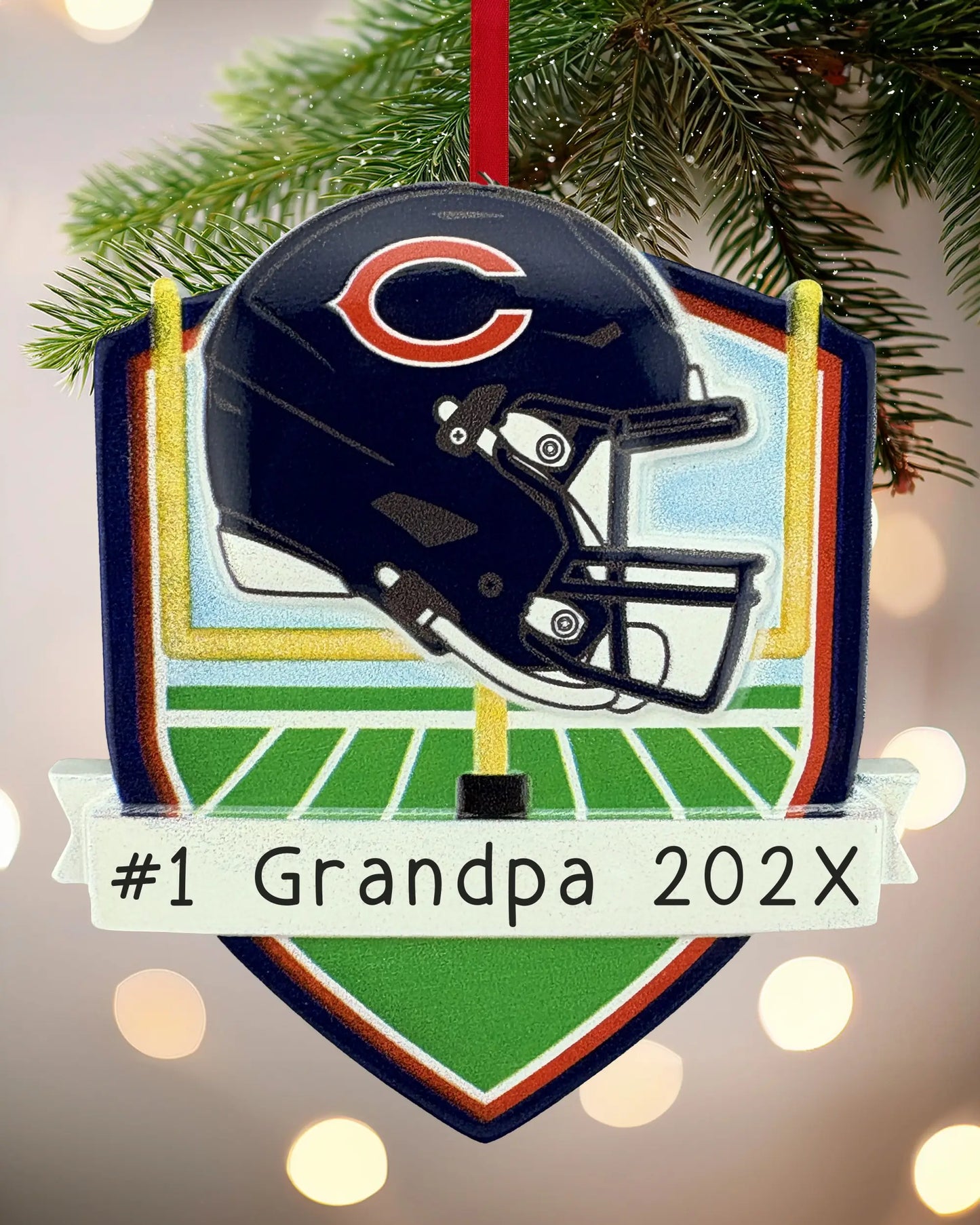 Chicago Bears NFL Personalized Ornament