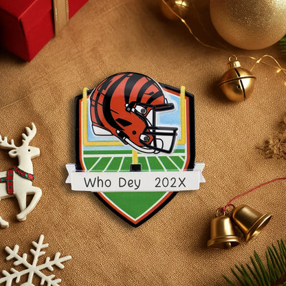 Cincinnati Bengals NFL Personalized Ornament