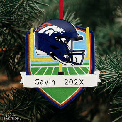 Denver Broncos NFL Personalized Ornament